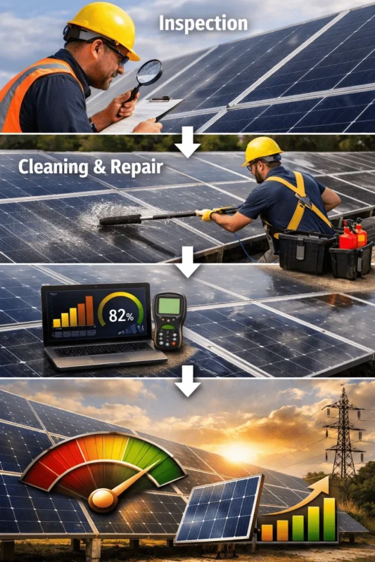 Our Solar Maintenance Process