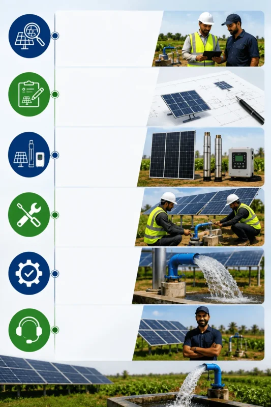 Our Solar Water Pump Installation Process